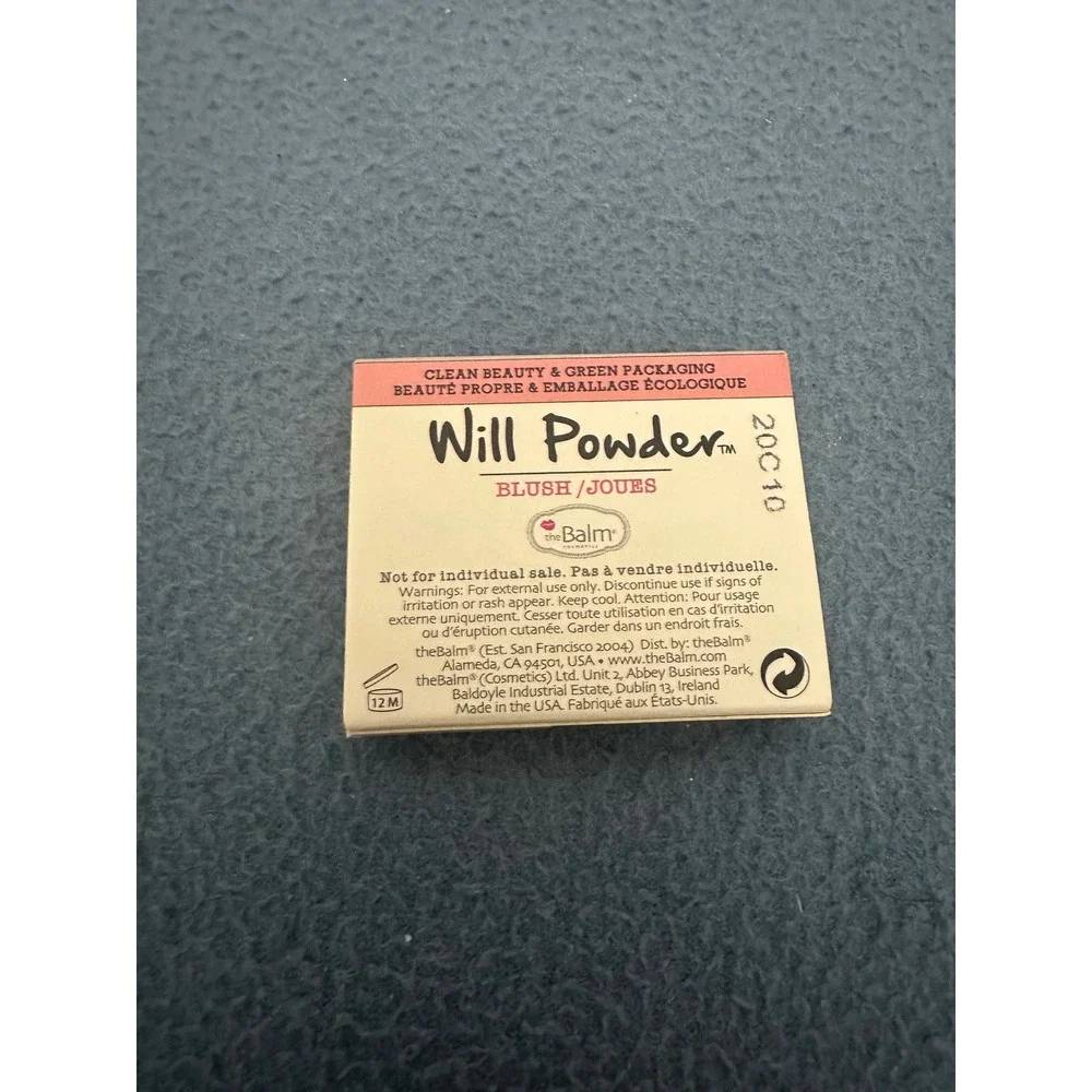 theBalm Will Powder Blush Worth the Wait Pink Travel‎ Size 2.2g New Lot of 2